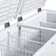 Chest freezer with two-piece lid, 565 L