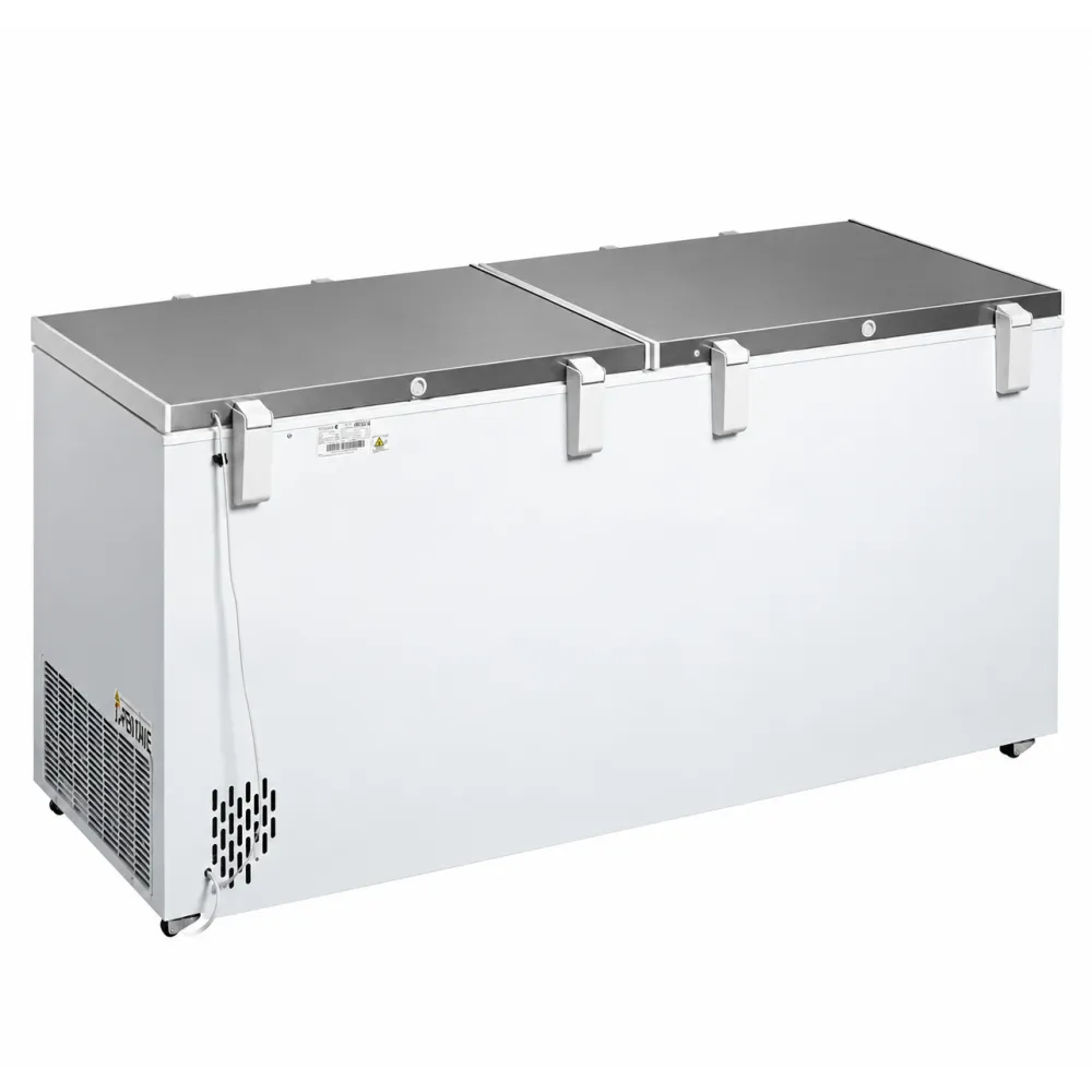 Chest freezer with stainless steel lid, 565 L
