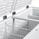 Chest freezer with stainless steel lid, 565 L