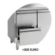 Counter refrigerator table without drawers TEFCOLD GC72
