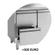 Counter refrigerator table without drawers TEFCOLD SA920