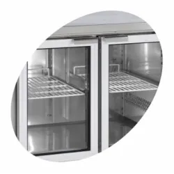 Counter refrigerator table without drawers TEFCOLD CK7310G