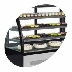 Pastry Display Cabinet TEFCOLD LPD900C/BLACK
