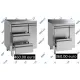 Counter refrigerator table without drawers TEFCOLD SK6210