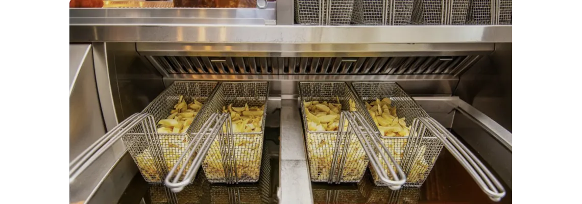 Our fryers will give your products a golden-brown finish.