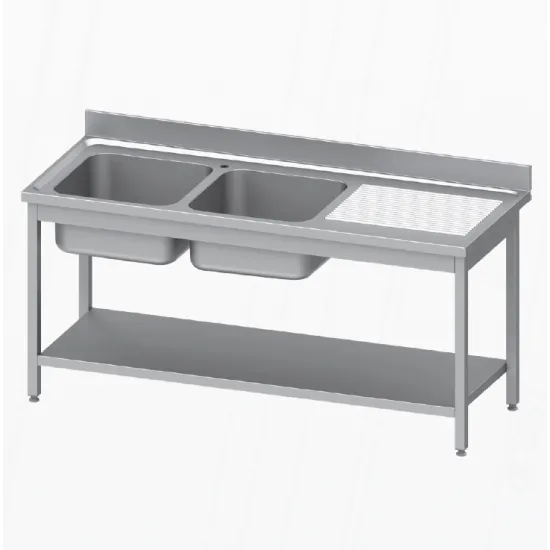 Easy-Assembly Tables with 2 Sinks