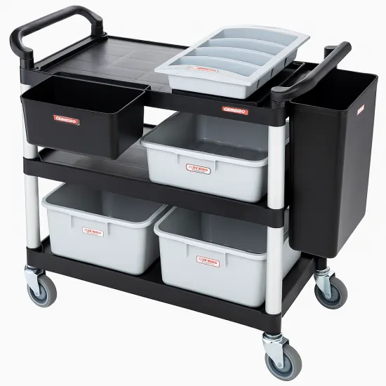 Universal Serving Trolleys from Polypropylene
