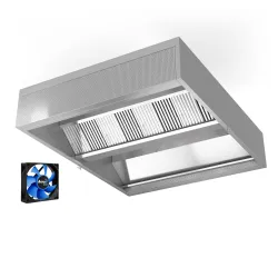 Island hood with air supply Novameta HFCD-140-240-48
