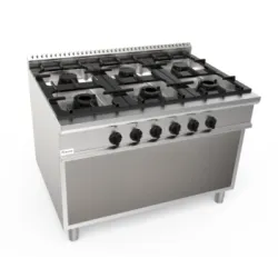 Gas hob with stand or neutral cabinet CASTA L9/CUG6BA.3P1M2G
