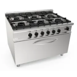 Gas stove with oven CASTA L9/CUG6FM.3P1M2G