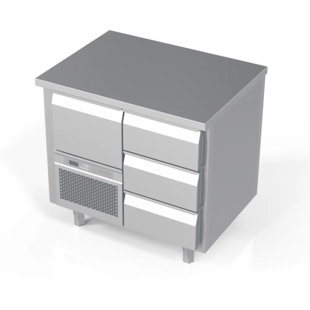 Refrigerated counter with drawers Novameta BHS-FP0-E121-94/70/90