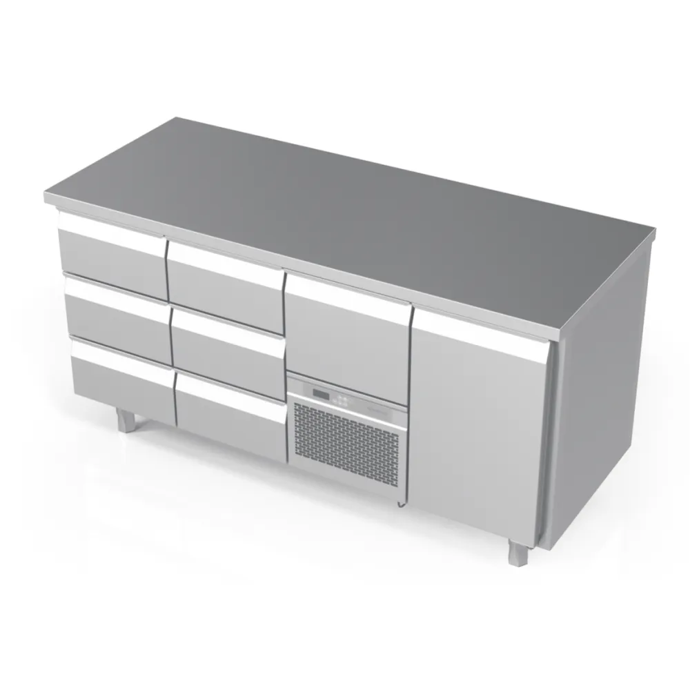 Refrigerated counter with drawers Novameta BHS-FP0-E345-172/70/90