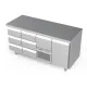 Refrigerated counter with drawers Novameta BHS-FP0-E345-172/70/90