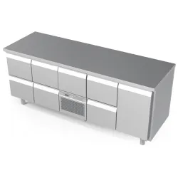 Refrigerated counter with drawers Novameta BHS-FP0-E439-213/70/90