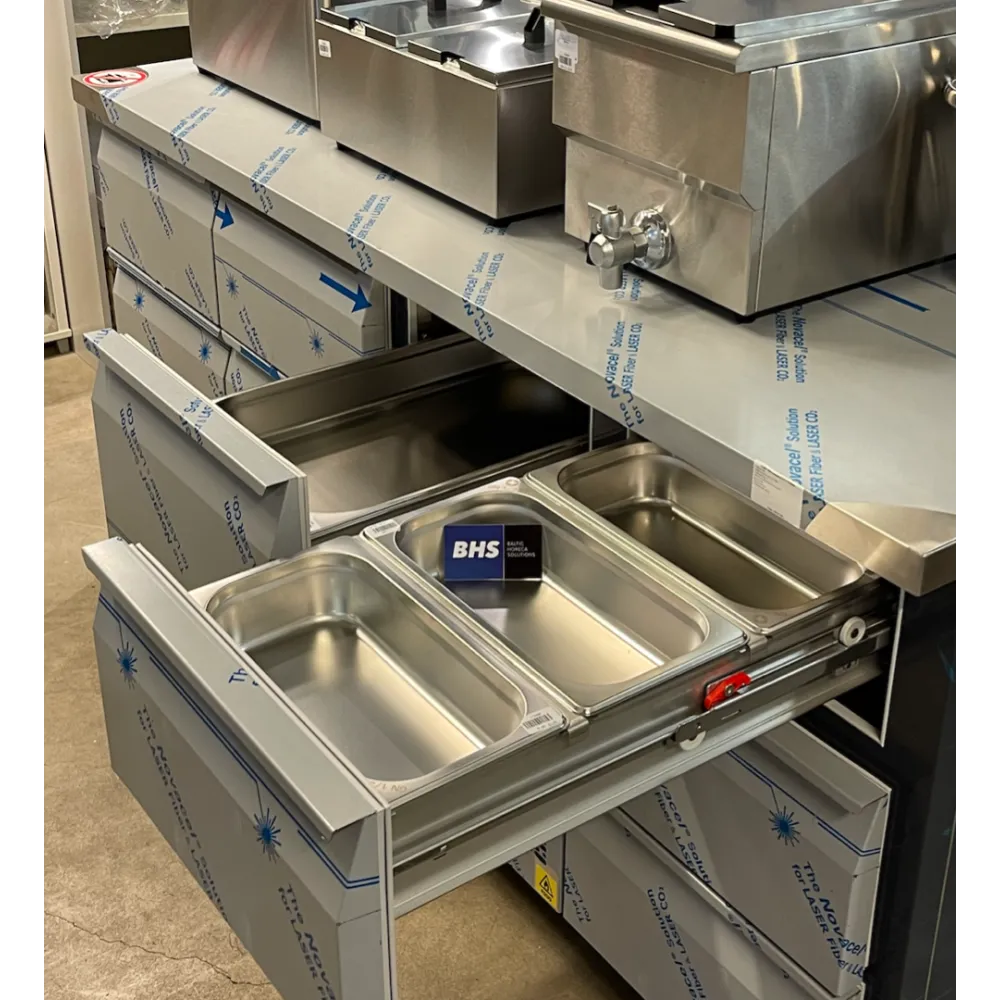 Refrigerated counter with drawers Novameta BHS-FP0-E121-94/70/90