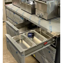 Refrigerated counter with drawers Novameta BHS-FP0-E303-172/70/90