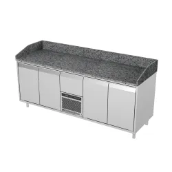Refrigerated table with granite top Novameta FM0-E404-213/70/90