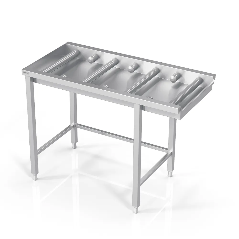 Table without shelf for small and large rollers Novameta BHS-MPRO-90/60/90