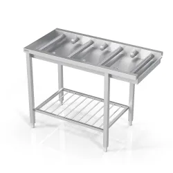 Table with rack for small and large rollers Novameta BHS-MPSO-80/60/90
