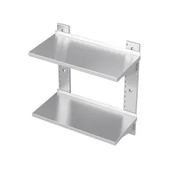 Double-tier wall shelf Novameta LSL2-220-40-66