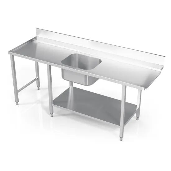 Pre-Wash Table with Shelf MV