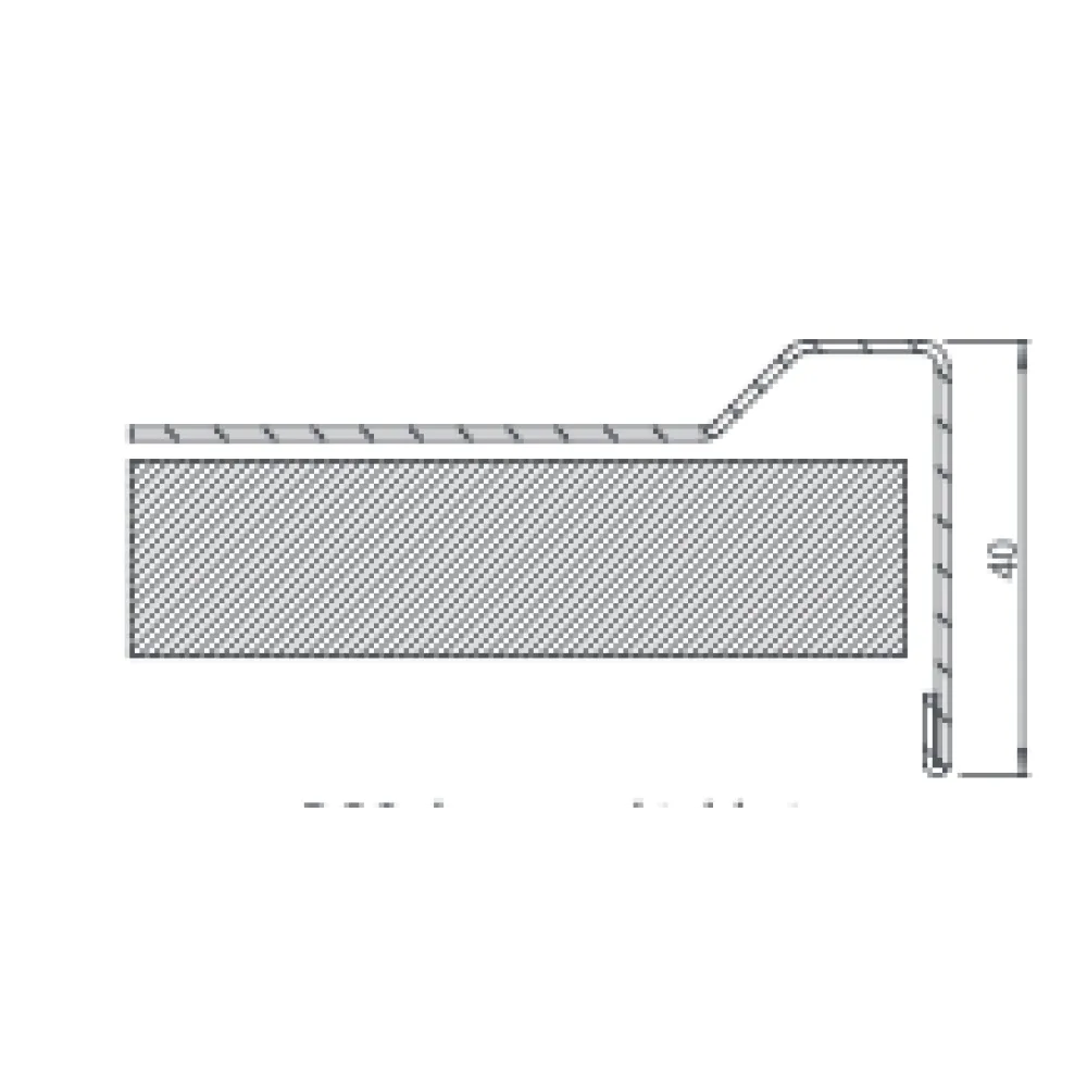 Metal table with two shelves Novameta BHS-PLV-2P-40/60/90