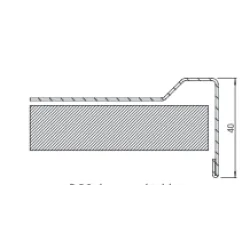 Worktop Novameta BHS-OOO-40/60/4