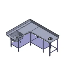 Dishwashing area furniture Novameta Projekts-TR-M-21