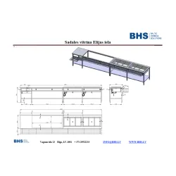 Serving line project, made to order BHS-HoReCa NS-13-11-2019-1