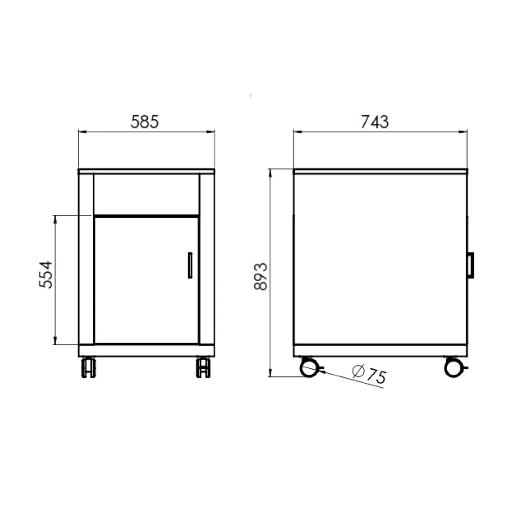 Plate Warming Cabinet ROCAM 010MOATHPLC19