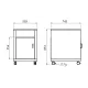 Plate Warming Cabinet ROCAM 010MOATHPLC27