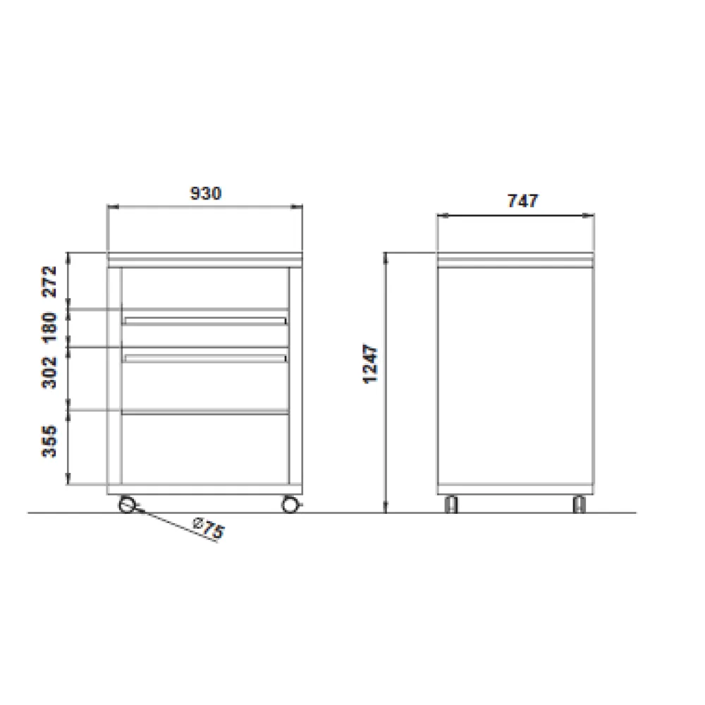 Self-service display counter ROCAM 010MOATHPV