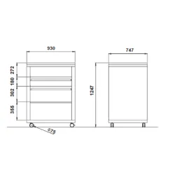 Self-service display counter ROCAM 010MOATHPV