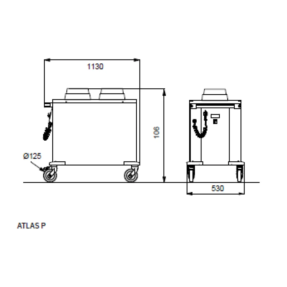 Plate Warming Cabinet ROCAM 03800SOLL/P