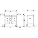 Serving and retail trolley ROCAM 042INCARE/B