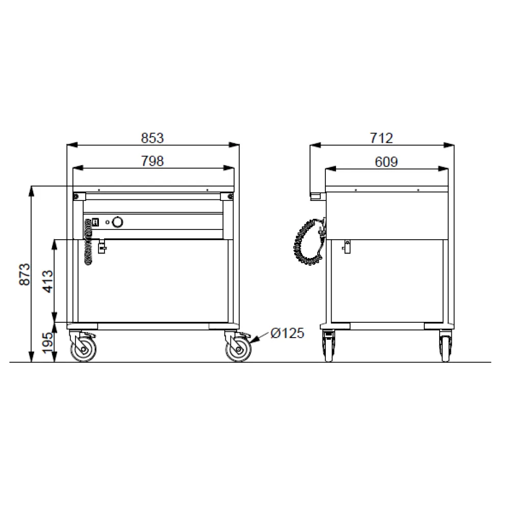 Bain-marie ROCAM 02000COMP2B/FR