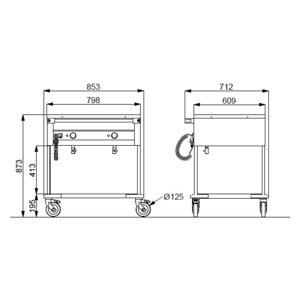 Bain-marie ROCAM 02000COMP2VSB/FR
