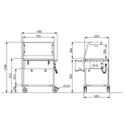 Bain-marie ROCAM 02000COMP2VSBM/H