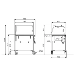 Bain-marie ROCAM 02000COMP2VSBM/L