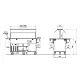 Self-service display counter ROCAM 01200HEKO4MIX