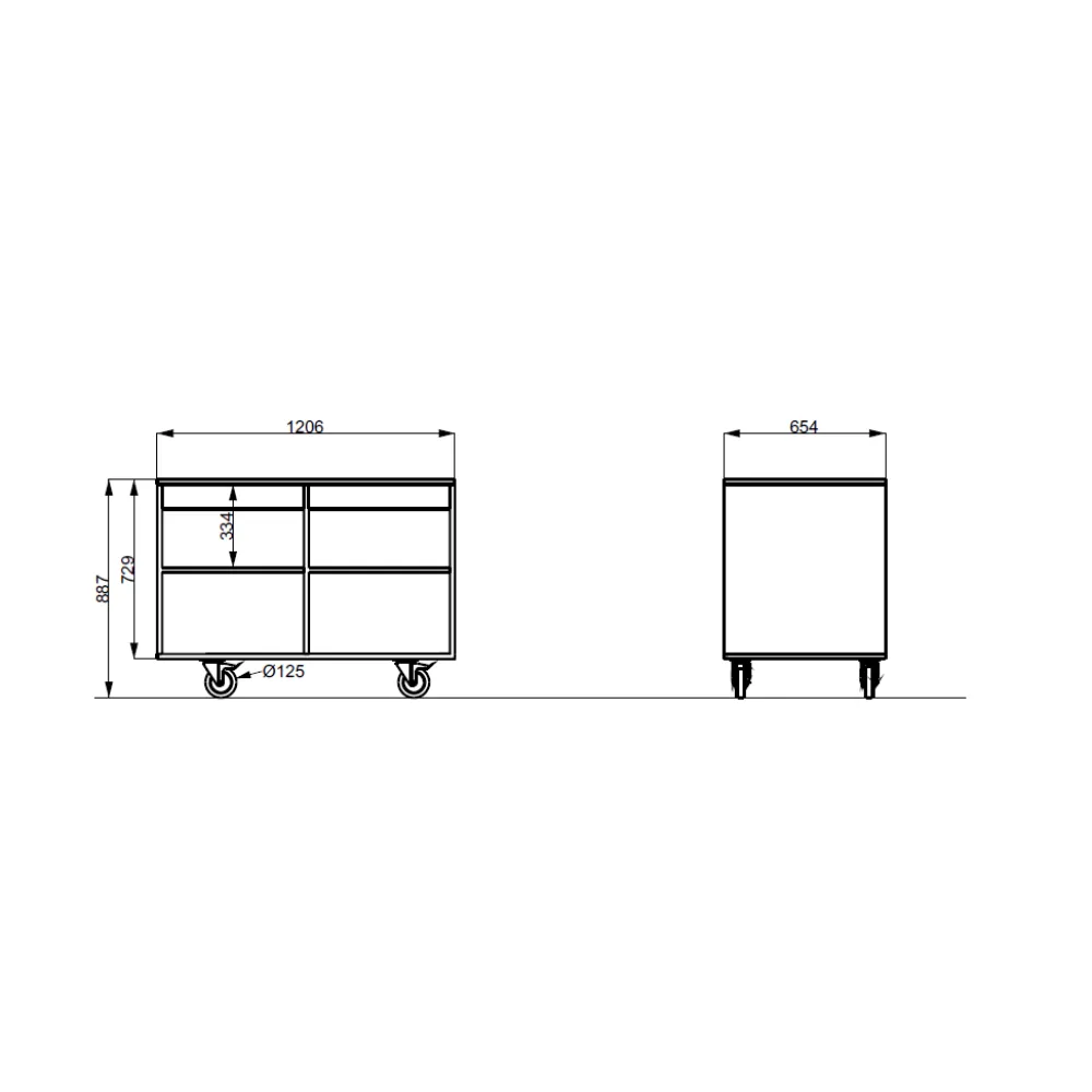 Self-service display counter ROCAM 012MOHEKOS