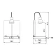 Food service area lamp ROCAM 034CRHEL1/1FLP2