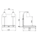 Food service area lamp ROCAM 034CRHEL2/1FXP2