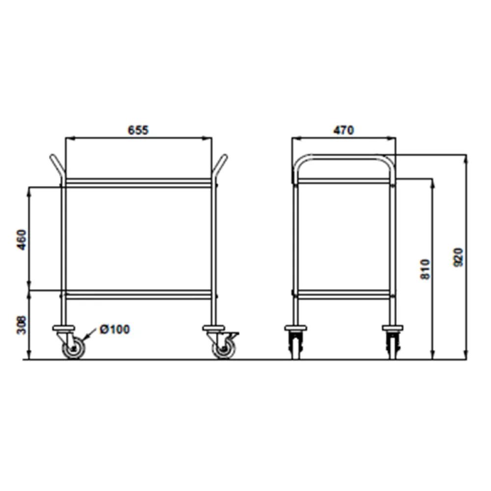 Service trolley ROCAM 003NN500P/200