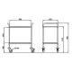 Service trolley ROCAM 003NN500P/200