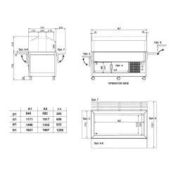 Self-service display counter ROCAM 02100K2R