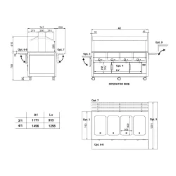 Self-service display counter ROCAM 02100K3BMSEP