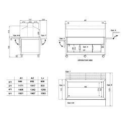 Self-service display counter ROCAM 02100K4BM