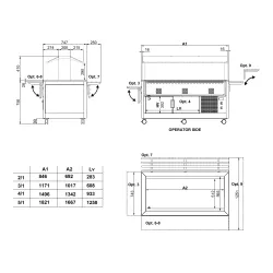 Self-service display counter ROCAM 02100K4RV
