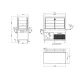 Display case ROCAM 01900OMNDSP/FX